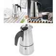 thumbnail image 1 of Manual de acero inoxidable Clásico de Olla Manual de acero Café Moka Cafe Maker para Uso de la Oficina en Casa, 1 of 7