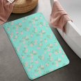 thumbnail image 2 of Pioneer Flower Floral Print Pattern Bathroom Rugs Mat, Non Slip Microfiber Bathroom Rug with Rubber Backing, Soft Mats for Bathroom Floor Tub Shower, 20"x32", 2 of 5