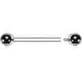 thumbnail image 4 of Glaciersei Nipple Ring Internally Threaded Nipple Barbell 14G Nipple Piercing Jewelry G23 Titanium, 4 of 5