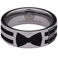 thumbnail image 2 of Bowtie Tungsten Carbide Ring, 2 of 6