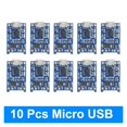 thumbnail image 2 of 5 Pcs 10 Pcs Type-c Micro USB 5V 1A 18650 TP4056 TC4056A BMS Lithium Battery Charr Module Charging Board With Protect,Long Lasting, 2 of 7