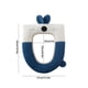 thumbnail image 3 of Funda Para Asiento De Inodoro 1 funda de asiento de inodoro de poliéster azul,alfombrilla de baño suave y lavable con asa para una fácil instalación. Rkxzt, 3 of 7