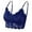 C129/Blue, variant on XIYON Women Soft Comfortable Bra Women One Size Vest Crop Wireless Bra Lingerie V Neck Bra Camisole Crop Top Comfy Bra