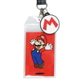 thumbnail image 2 of Soporte para tarjetas de identificación con cordón para Nintendo Super Mario con colgante de goma, 2 of 5