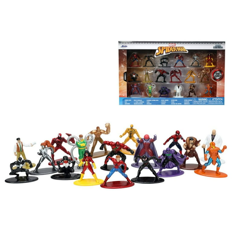 Marvel Spider Man Nano MetalFigs Mini Figure Wave 8 18 Pack