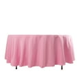 thumbnail image 6 of Efavormart 108" Seamless Premium Polyester Table Linens Round Commercial Grade Tablecloth For Wedding Banquet Restaurant - Pink, 6 of 10