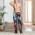 thumbnail image 6 of Haiem Skeleton Cool Street Fashion Men's Pajama Pants Ultra Lightweight Pjs Bottoms Sleepwear Bottom Pants With Pocket Drawstring-Large, 6 of 7