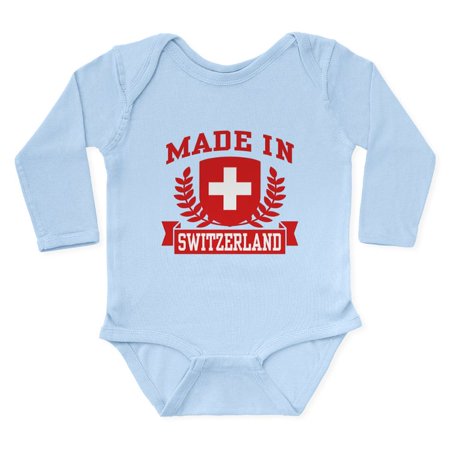

CafePress - Made In Switzerland Body Suit - Long Sleeve Infant Bodysuit