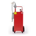 thumbnail image 5 of Garvee 40 Gallon Portable Gas Caddy Storage Tank With Front Wheels,With Manuel Transfer Pump For Cars, Lawn Mowers, Atvs, Boats,Garden, Red, 5 of 7