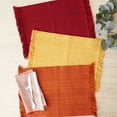 thumbnail image 5 of Variegated Redwood Fringe Placemat (Set of 6), 5 of 6