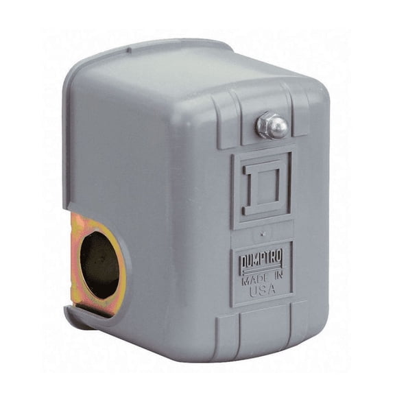 Pressure Switch, (1) Port, 1/4 in FNPS, DPST, 40 to 150 psi, Standard Action