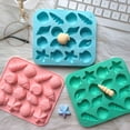 thumbnail image 4 of Silicone Chocolate Candy Molds Shell Starfishes Shape For Baking Decorations, 4 of 11