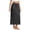 01_Black, variant on Women's Seamless Hem Slip Skirt Basic Modest Below the Knee Length Stretch Knit Straight Skirt for summer and office dresses(01_Beige,75)