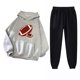 thumbnail image 1 of Puntoco Sudadera con Capucha para Mujer Sudadera con Bolsillo De Manga Larga Pantalones De Moda para Mujer Conjunto De Sudadera con Estampado Navideño Puntoco Puntoco-7515, 1 of 2