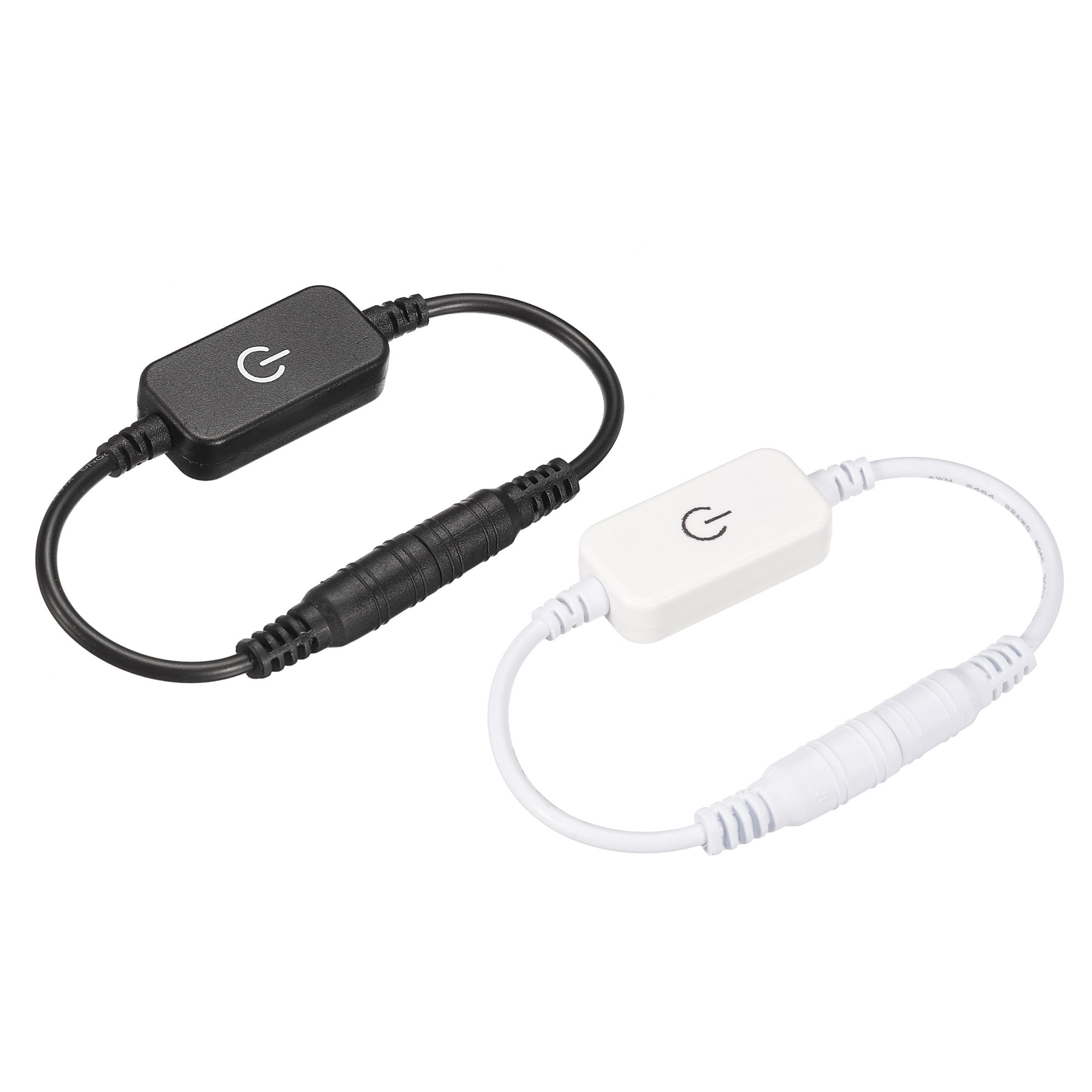 Uxcell 5/12/24V 2A DC Inline Tact Dimmer Switch Control Single Color