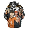 thumbnail image 3 of Haikyu!! Volleyball Unisex Sweatshirts Hoodies 3D Printing Fashion Hoody Pullover For Mens And Womens Winter Daily Adult Hooded Clothes With Drawstring And Pocket, 3 of 7