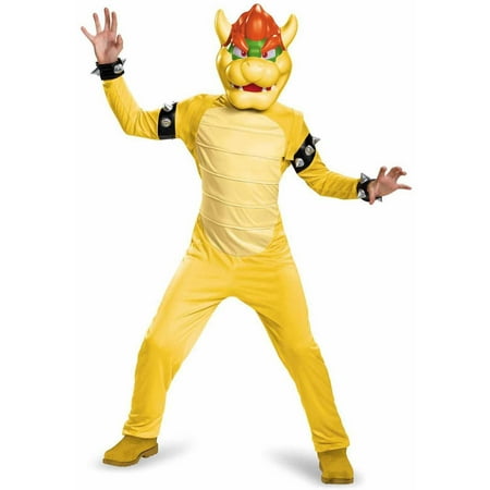 Super Mario Bros Bowser Deluxe Child Halloween Costume
