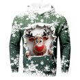 thumbnail image 3 of Mens Sweatshirt,Casual Solid Color Long Sleeved Hooded,Hooded Sweatshirt Men, 3 of 4
