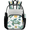 Multicolor 3, variant on Jiaoprinted Spring Floral Ladybugs Clear Backpack for Stadium Events, Daisy Ladybird Transparent Plastic Bag for Games, Security Checks, Festivals, Concerts