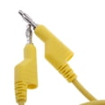 thumbnail image 3 of Cable De Prueba De Conector Banana Tipo 4MM De Doble Extremo Apilable Para Pruebas Eléctricas Amarillo claro, 3 of 6