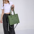 thumbnail image 1 of Bolso Bandolera Bolso Bandolera De Viaje Simple De Moda De Lona De Gran Capacidad Para Mujer (Verde) Ndcxsfigh Para Estrenar, 1 of 6
