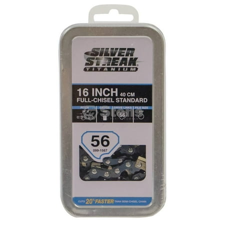 

Titanium Chain Pre-Cut Loop 56 DL 3/8 LP .050 Chisel Standard