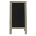 thumbnail image 5 of BizChair Vintage Weathered Wooden A-Frame Chalkboard / Sidewalk Chalkboard Sign / Large 40" x 20" Sturdy Sandwich Board / A Frame Restaurant Message Board, 5 of 8