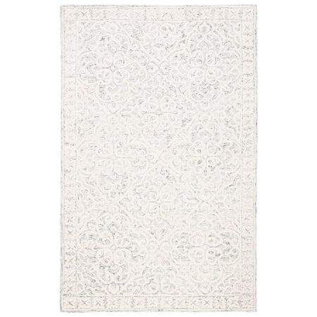 SAFAVIEH Metro Joshua Medallion Area Rug, Silver/Ivory, 8' x 10'