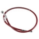 thumbnail image 1 of 27.56" Inoxidable Acero Motocicleta Hidráulico Freno Línea Aceite Manguera Rojo, 1 of 1