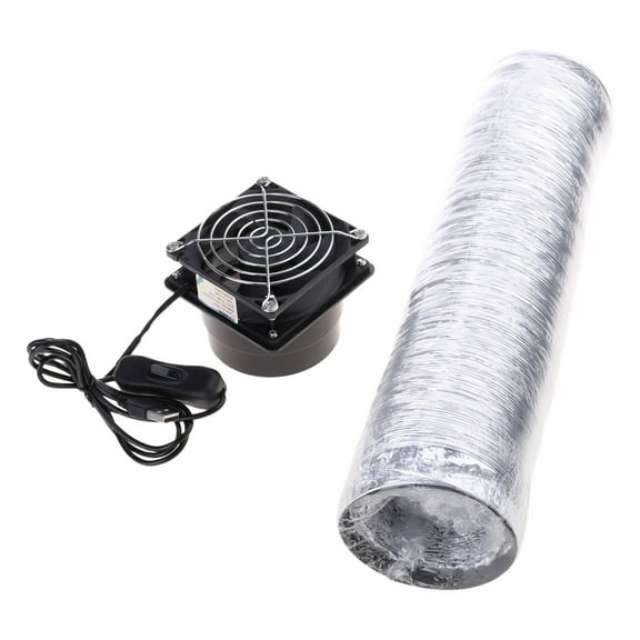 USB Powered Solder Smoke Absorber ESD Fume Extractor Fan Pipe Duct Exhuast Fan with 1/3/6M Pipe Tub Ventilation Fan