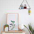 thumbnail image 4 of Stained glass Bird Hanging ornaments Window Hummingbird pendant Easter Creative Gift, 4 of 6