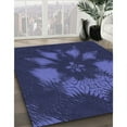 thumbnail image 3 of Ahgly Company Machine Washable Indoor Rectangle Transitional Royal Blue Area Rugs, 7' x 10', 3 of 7