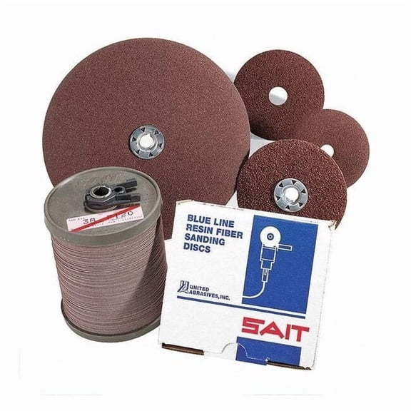United Abrasives/Sait Fiber Disc,7 in. Dia.,50 Grit,PK25 50383