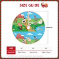 thumbnail image 3 of KLL Farm Animals Christmas Tree Skirt 36" ,Party Decorations Farmhouse for Christmas Decorations Holiday Party, 3 of 6