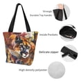 thumbnail image 4 of Disketp Abstract Lion Painting Bolsa de Hombro Casual para Mujer, Bolso Cruzado para Compras, Viajes y Uso Diario, 4 of 6
