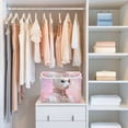 thumbnail image 6 of Foldable Fabric Storage Bin With Handle Collapsible Basket Box Storage With Lid Organizer Noble, 6 of 7