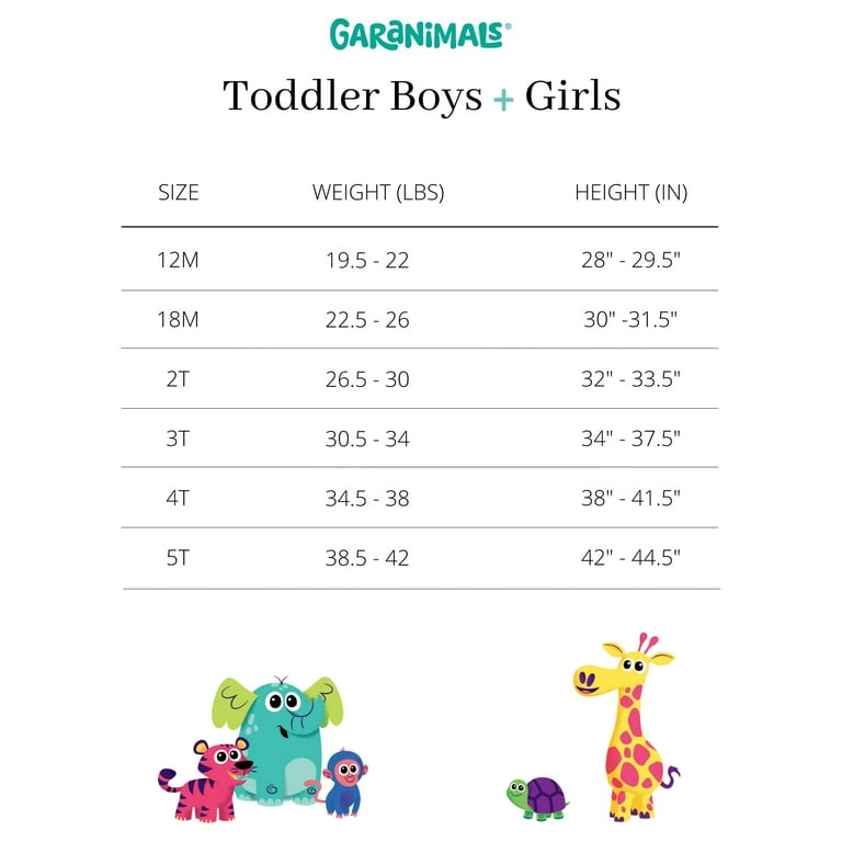 Garanimals Baby and Toddler Girls' Leggings Multipack, 4-Pack, Sizes 12M-5T  