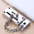 thumbnail image 3 of Jinsinto Stainless Steel Door Chain Security Lock Silver Anti-theft Lock Solid Slide for Home Hotel Reliable Protection for Family, 3 of 5