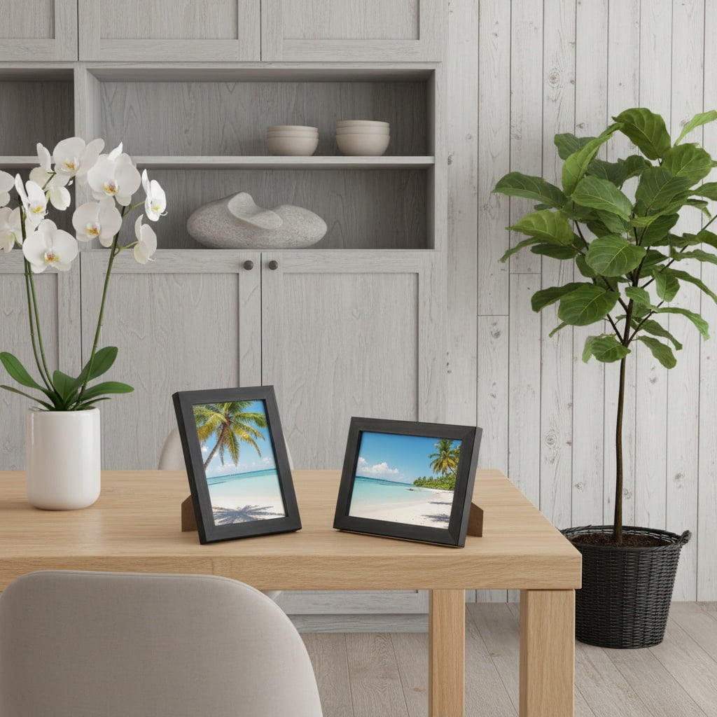 4x6 Picture Frames Set of 12, Black