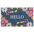 thumbnail image 1 of Coir Door Mat Floral Helo 18 X 30, 1 of 3