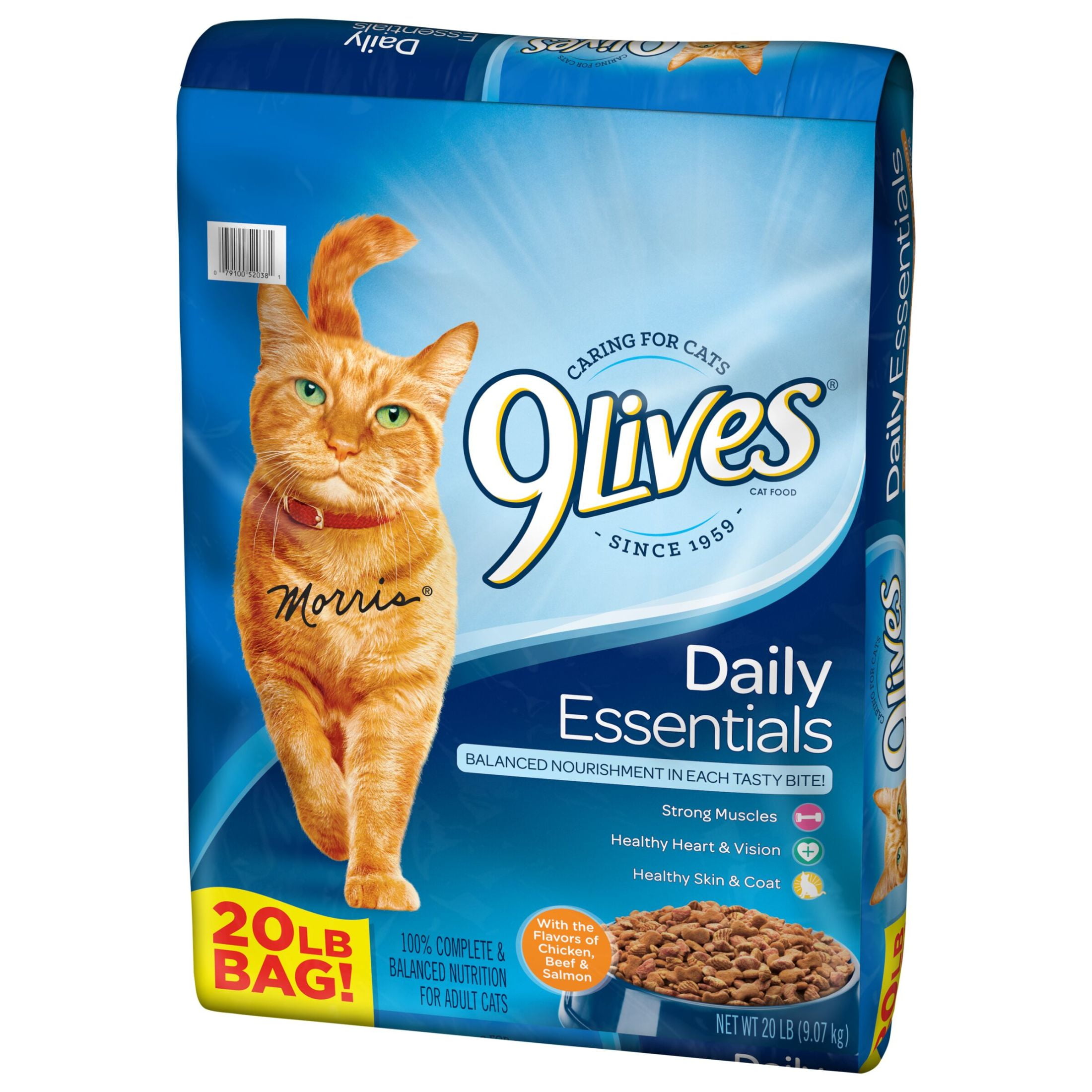 (3 pack) 9Lives Daily Essentials Dry Cat Food, 20 lb. Bag