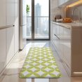 thumbnail image 4 of Green White Checkerboard Checkered Pattern Kitchen Rug Mat,Kitchen Runner Rugs Non Skid Washable,Decorative Kitchen Floor Mats for Kitchen,Sink,Laundry,17"x47.2", 4 of 7
