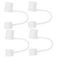 thumbnail image 6 of SOPOTUTU 4Pcs Silicone Straw Caps for Tumblers Straw Tips Protective Cover White, 6 of 8