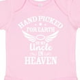 thumbnail image 4 of Inktastic Handpicked for Earth by My Uncle in Heaven with Angel Wings Boys or Girls Baby Bodysuit, 4 of 5