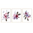 thumbnail image 2 of Cuadro Decorativo Lienzo Práctico Delicado Flor Y Cuero Juego De Póster Para Habitación Advancent HA014428-00, 2 of 7