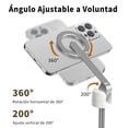 thumbnail image 6 of TONEOF Magnetic Portable Retractable White Mobile Phone Tripod, 6 of 10