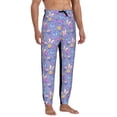thumbnail image 4 of Kdxio Butterflies And Flowers Pattern Joggers,Sweatpants for Men with Pockets-Medium, 4 of 5