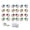 White(24 eye), variant on Halloween Glow In The Dark Eyeball Wall Stickers, 6cm 3D Luminous White 16 Eye Decals, Eye Removable Wall Decor for Indoor Window Outdoor Fence Tree Home Halloween Party Decorations