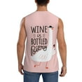 thumbnail image 4 of Haiem Men's Goose Holding Wineglass with Red Wine Print Tank Tops Summer Sleeveless Cut Off Workout T-Shirts Fitness Vest Athletic Undershirts-Large, 4 of 8