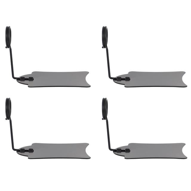 Luxshiny 4Ud Soportes Metálicos Negros Para Tarjetas De Precio Con Base Estable Para Uso En Retail